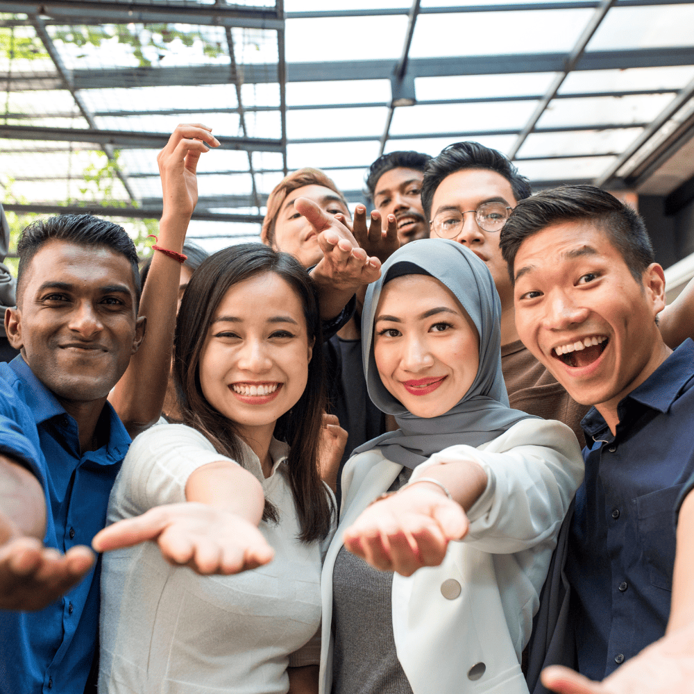 groups of friend posing for photo